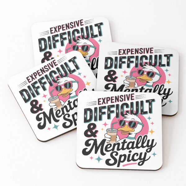Item preview, Expensive Difficult Mentally Spicy Duck designed and sold by Gallory Hive.
