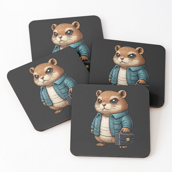 Item preview, Entrepreneur Hamster – Premium Embroidered Startup Hustle Aesthetic designed and sold by ColorSplash123.