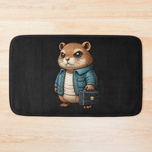 Item preview, Entrepreneur Hamster – Premium Embroidered Startup Hustle Aesthetic designed and sold by ColorSplash123.