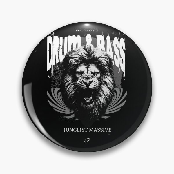 Item preview, DRUM AND BASS - Dnb Roar Lion (White) designed and sold by Discothreadz.