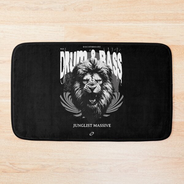 Item preview, DRUM AND BASS - Dnb Roar Lion (White) designed and sold by Discothreadz.