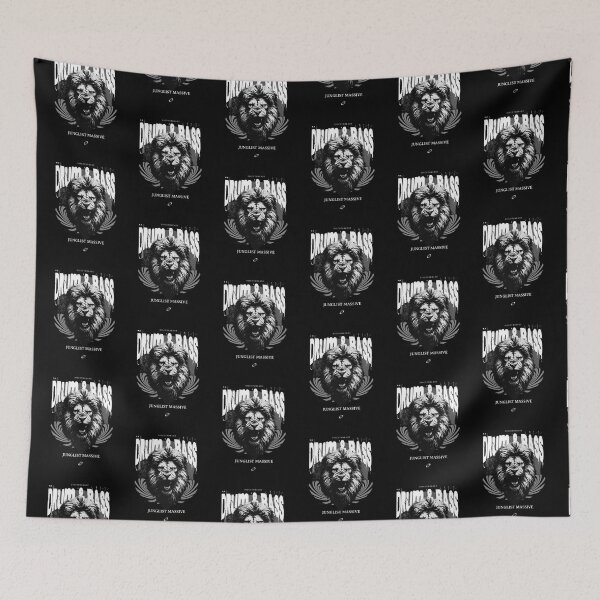 Item preview, DRUM AND BASS - Dnb Roar Lion (White) designed and sold by Discothreadz.