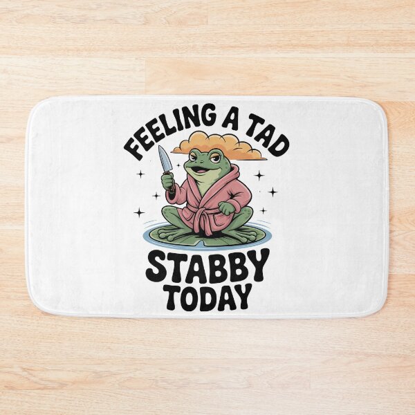 Item preview, Feeling A Tad Stabby Today Frog designed and sold by Gallory Hive.