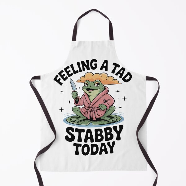 Item preview, Feeling A Tad Stabby Today Frog designed and sold by Gallory Hive.