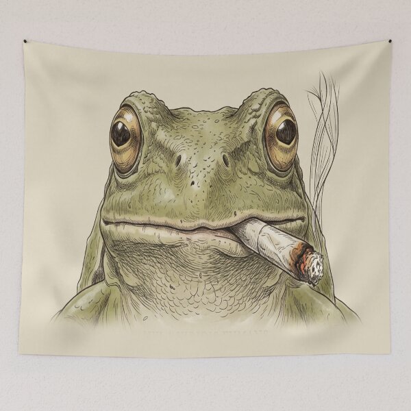 Item preview, Smoking Frog. designed and sold by EunsooLee.