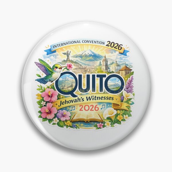 Item preview, JW Convention Sticker International Convention at Quito designed and sold by Alpha-capital.