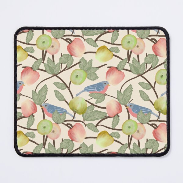 Item preview, Soft watercolor Apples and Bluebirds designed and sold by Jodi Mahaffey.