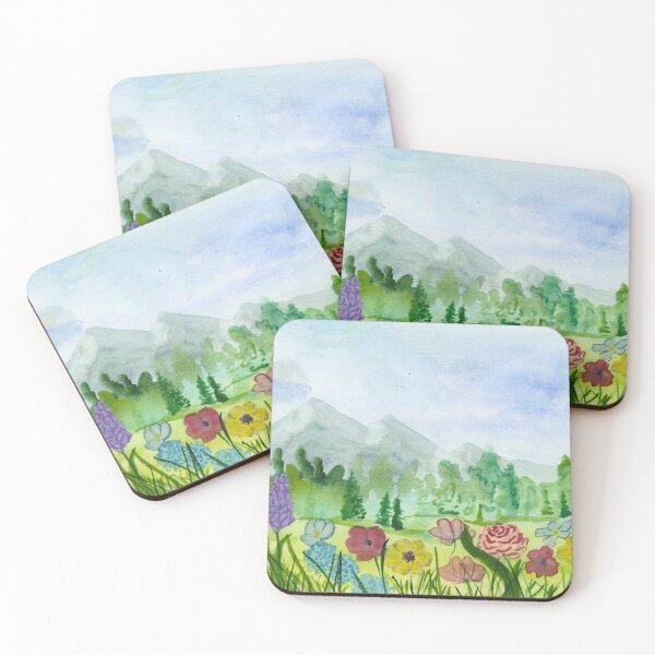 Item preview, Flowers in the mountain  designed and sold by emiliabuntz.