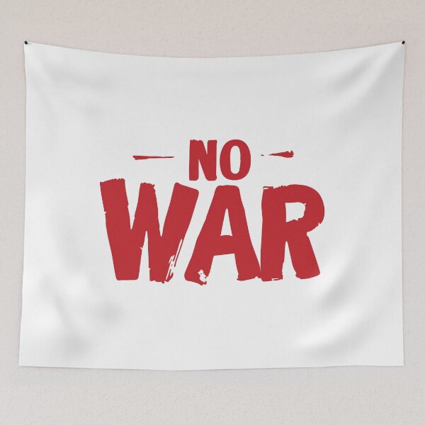 Item preview, No War – Bold Anti War Protest Typography Design designed and sold by mcraft studio.