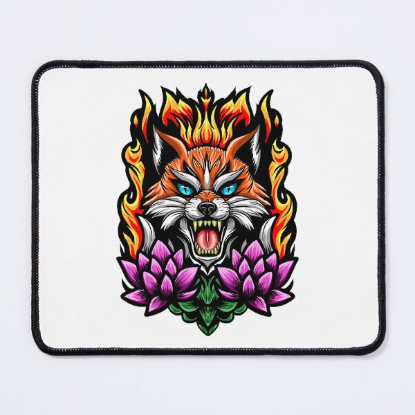 Item preview, Angry fire fox face designed and sold by Blanco-Nuclear.