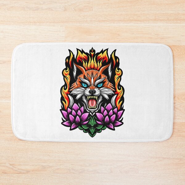 Item preview, Angry fire fox face designed and sold by Blanco-Nuclear.