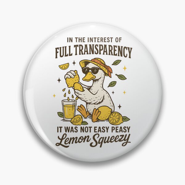 Item preview, Lemon Squeezy Duck Humor Design designed and sold by Gallory Hive.