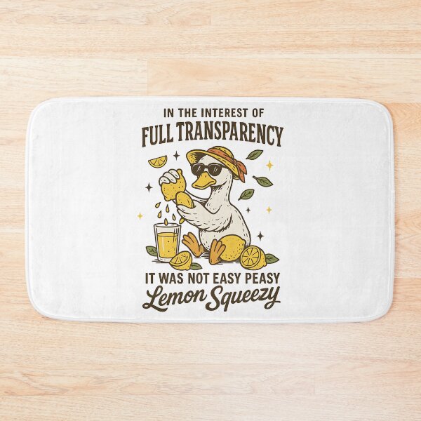 Item preview, Lemon Squeezy Duck Humor Design designed and sold by Gallory Hive.