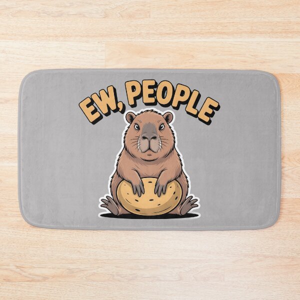 Item preview, Funny Ew People Capybara Sticker | Introvert Gift for Her Him designed and sold by RICHYON.