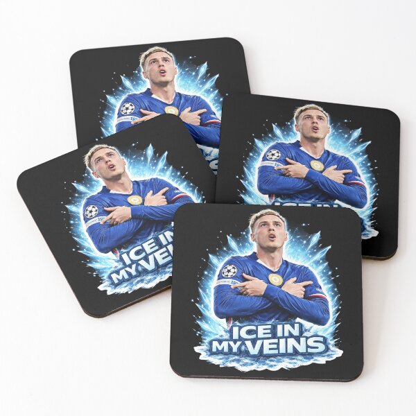 Item preview, Ice In My Veins – Cold Celebration Football Sticker designed and sold by BuiltFor90.