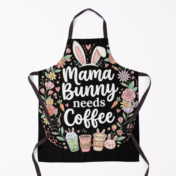 Item preview, Mama bunny needs coffee funny Easter mom spring floral designed and sold by NADIASHOP86.
