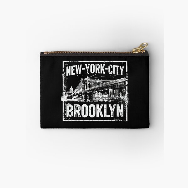 Item preview, New York City Brooklyn Bridge Vintage Artwork – Distressed Black‑and‑White Urban Skyline Design designed and sold by Bright Nest Studio.