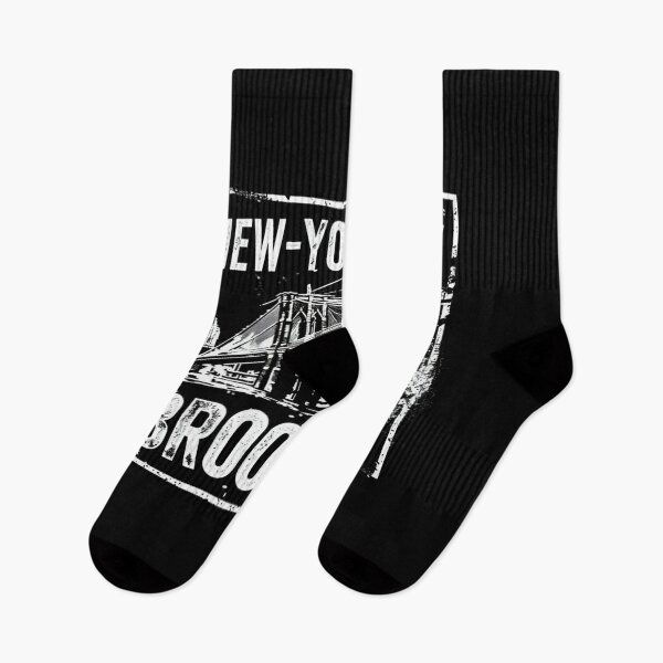 Item preview, New York City Brooklyn Bridge Vintage Artwork – Distressed Black‑and‑White Urban Skyline Design designed and sold by Bright Nest Studio.