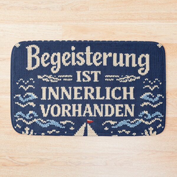 Item preview, Enthusiasm is present within. Funny knitting pattern saying. designed and sold by Mauswohn.