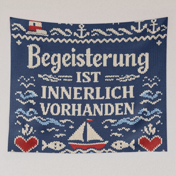 Item preview, Enthusiasm is present within. Funny knitting pattern saying. designed and sold by Mauswohn.
