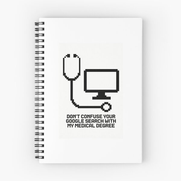Item preview, Don't Confuse Google Search with Medical Degree - Funny Doctor Pixel Art designed and sold by Pixel ProHumor.