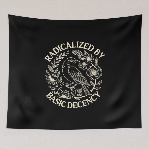 Item preview, radicalized by basic decency designed and sold by burtongwen.