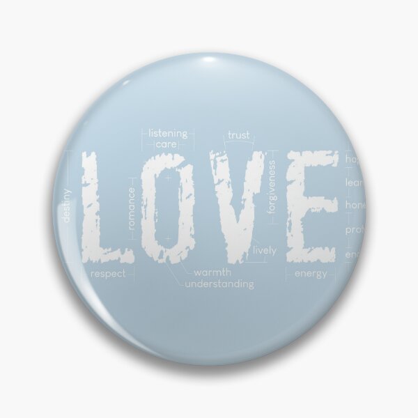 Item preview, meaning of love in pastel blue designed and sold by storieslanguage.