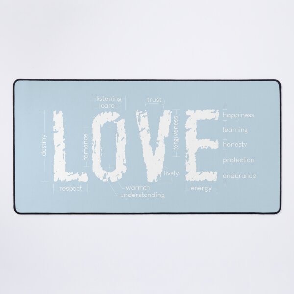 Item preview, meaning of love in pastel blue designed and sold by storieslanguage.