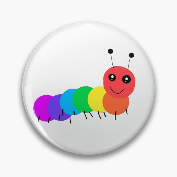 Item preview, Rainbow Caterpillar designed and sold by Simmikreative.