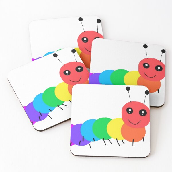Item preview, Rainbow Caterpillar designed and sold by Simmikreative.
