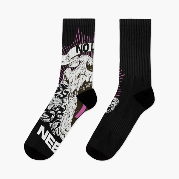 Item preview, No Luck Needed - Neon Purple Roaring Skull Streetwear designed and sold by snapifyprints.