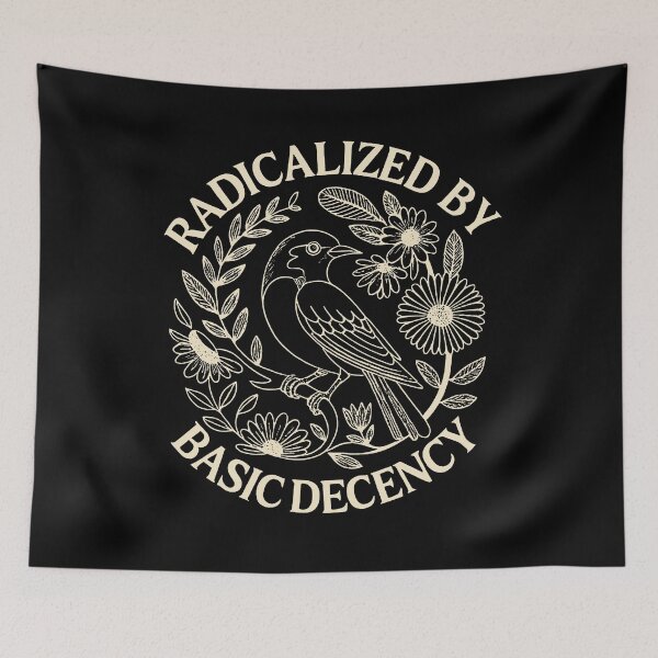 Item preview, radicalized by basic decency designed and sold by melvingoris.