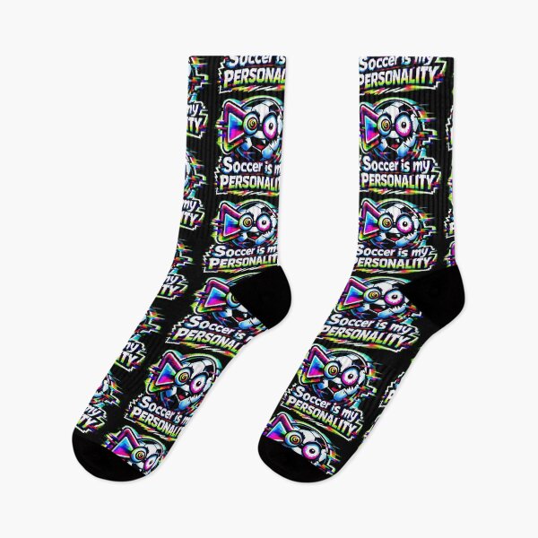 Item preview, Soccer is my Personality Sports Fan Graphic Design designed and sold by SplashTastic.
