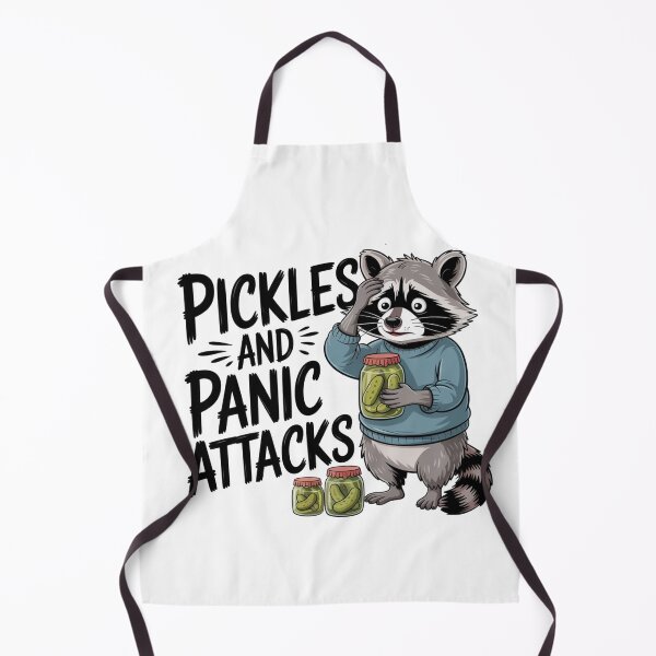 Item preview, Pickles and Panic Attacks Raccoon Design designed and sold by Gallory Hive.
