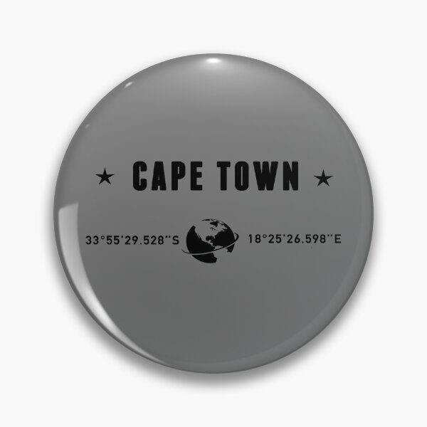 Item preview, Cape Town South Africa Globe Coordinates Travel designed and sold by capricedefille.
