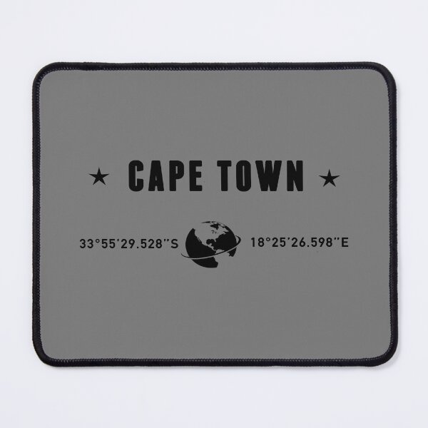 Item preview, Cape Town South Africa Globe Coordinates Travel designed and sold by capricedefille.