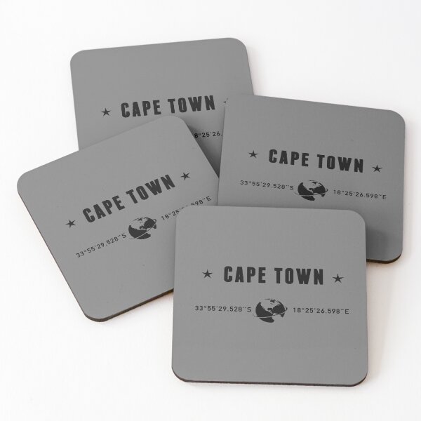 Item preview, Cape Town South Africa Globe Coordinates Travel designed and sold by capricedefille.
