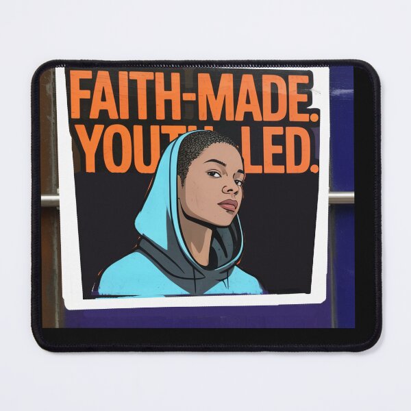 Item preview, Faith Made Youth Led Girl | Youth Motivation Streetwear | Modern Christian Tee” designed and sold by YoungWorldCo.