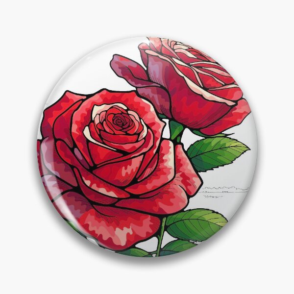 Item preview, Stained Glass Rose designed and sold by twsitynoodle.