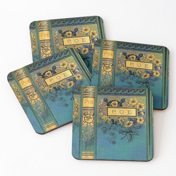 Item preview, Edgar Allan Poe old Victorian book cover designed and sold by Classical Weasel.