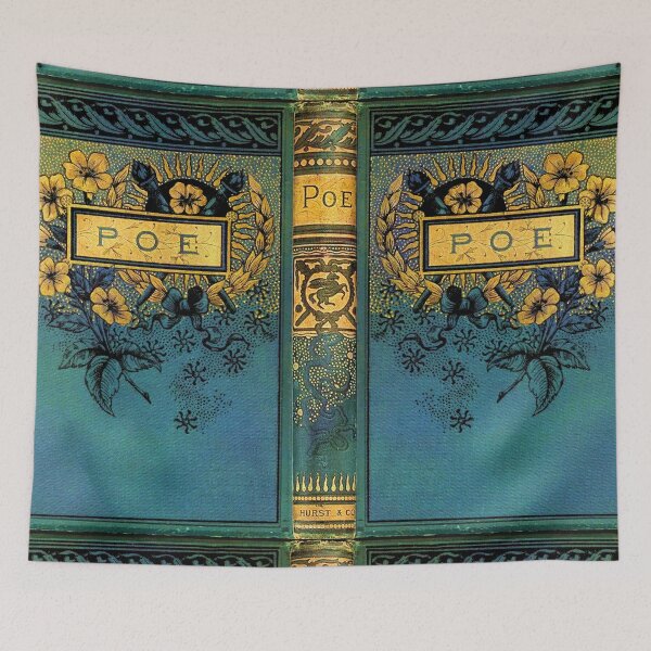Item preview, Edgar Allan Poe old Victorian book cover designed and sold by Classical Weasel.