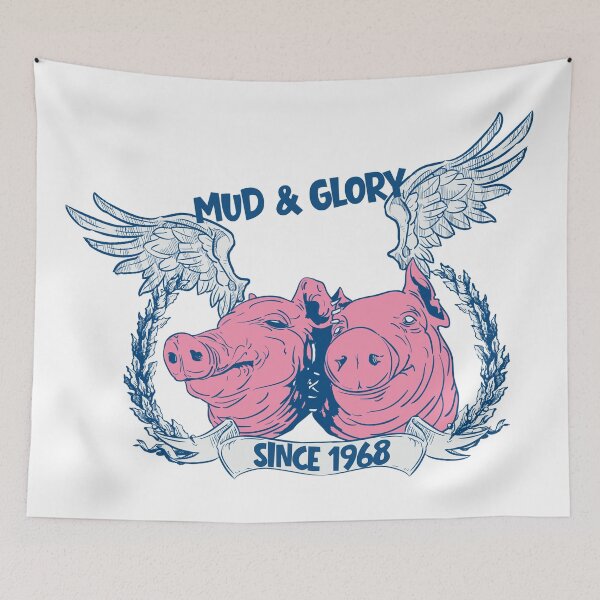 Item preview, Mud & Glory - Vintage Punk Pigs Propaganda Satire designed and sold by snapifyprints.