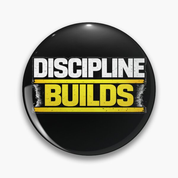 Item preview, Discipline Builds Gym Motivation Discipline Mindset DesignDiscipline Builds Gym Motivation Discipline Mindset Design designed and sold by Wolf Garage.