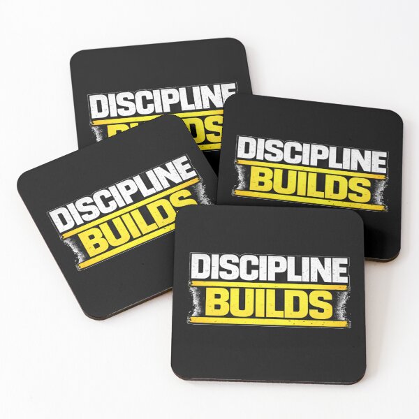 Item preview, Discipline Builds Gym Motivation Discipline Mindset DesignDiscipline Builds Gym Motivation Discipline Mindset Design designed and sold by Wolf Garage.