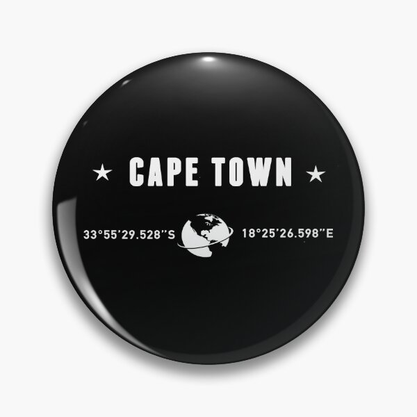 Item preview, Cape Town South Africa Globe Coordinates Travel designed and sold by capricedefille.