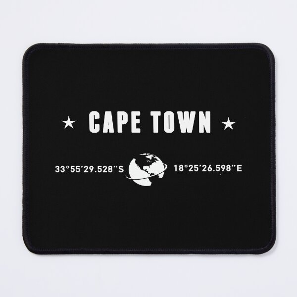 Item preview, Cape Town South Africa Globe Coordinates Travel designed and sold by capricedefille.