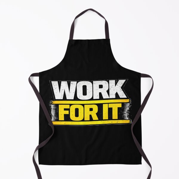 Item preview, Work For It Gym Motivation Discipline Mindset Design designed and sold by Wolf Garage.
