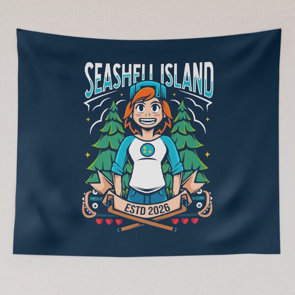 Item preview, Seashell Island designed and sold by AlundrART.