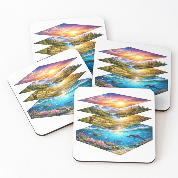 Item preview, Four Layers of Life Nature Art designed and sold by Cloudgrove.