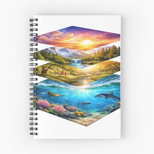 Item preview, Four Layers of Life Nature Art designed and sold by Cloudgrove.